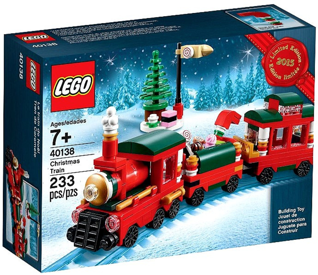 lego christmas train set