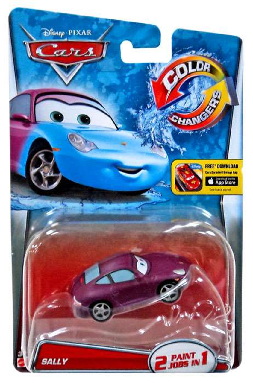 Disney Pixar Cars Color Changers Sally 155 Diecast Car Disney Pixar Cars Color Changers Sally 155 Diecast Car