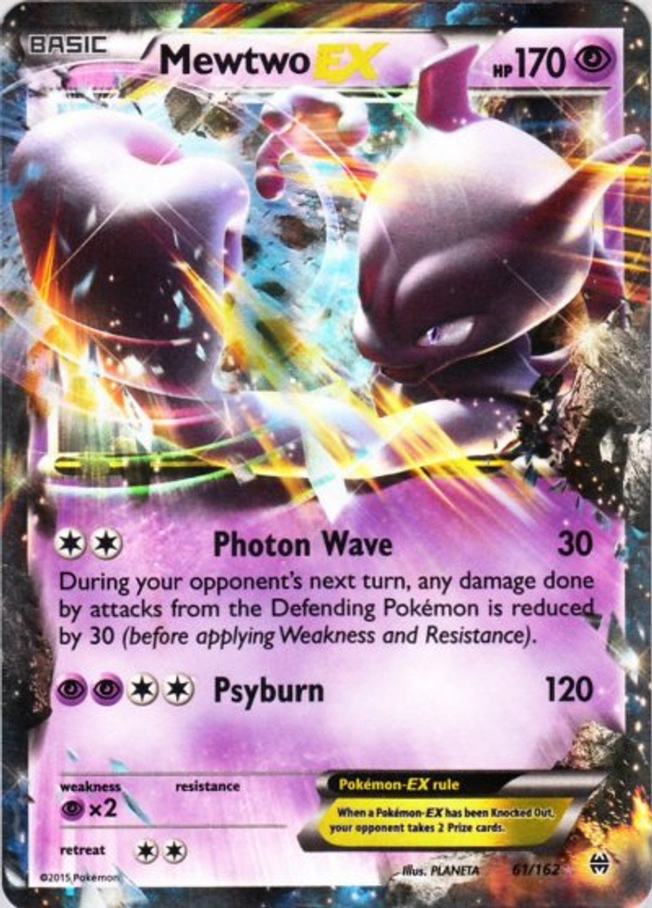 Pokemon X Y Breakthrough Single Card Ultra Rare Mewtwo Ex 61 Toywiz - roblox pokemon fighters ex mewtwo