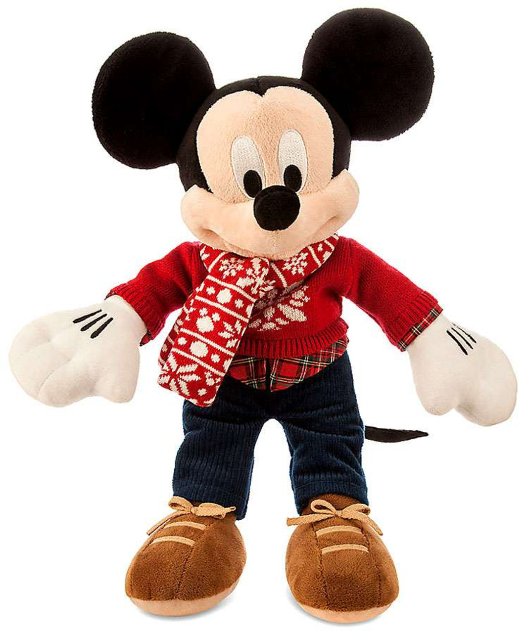 mickey holiday plush