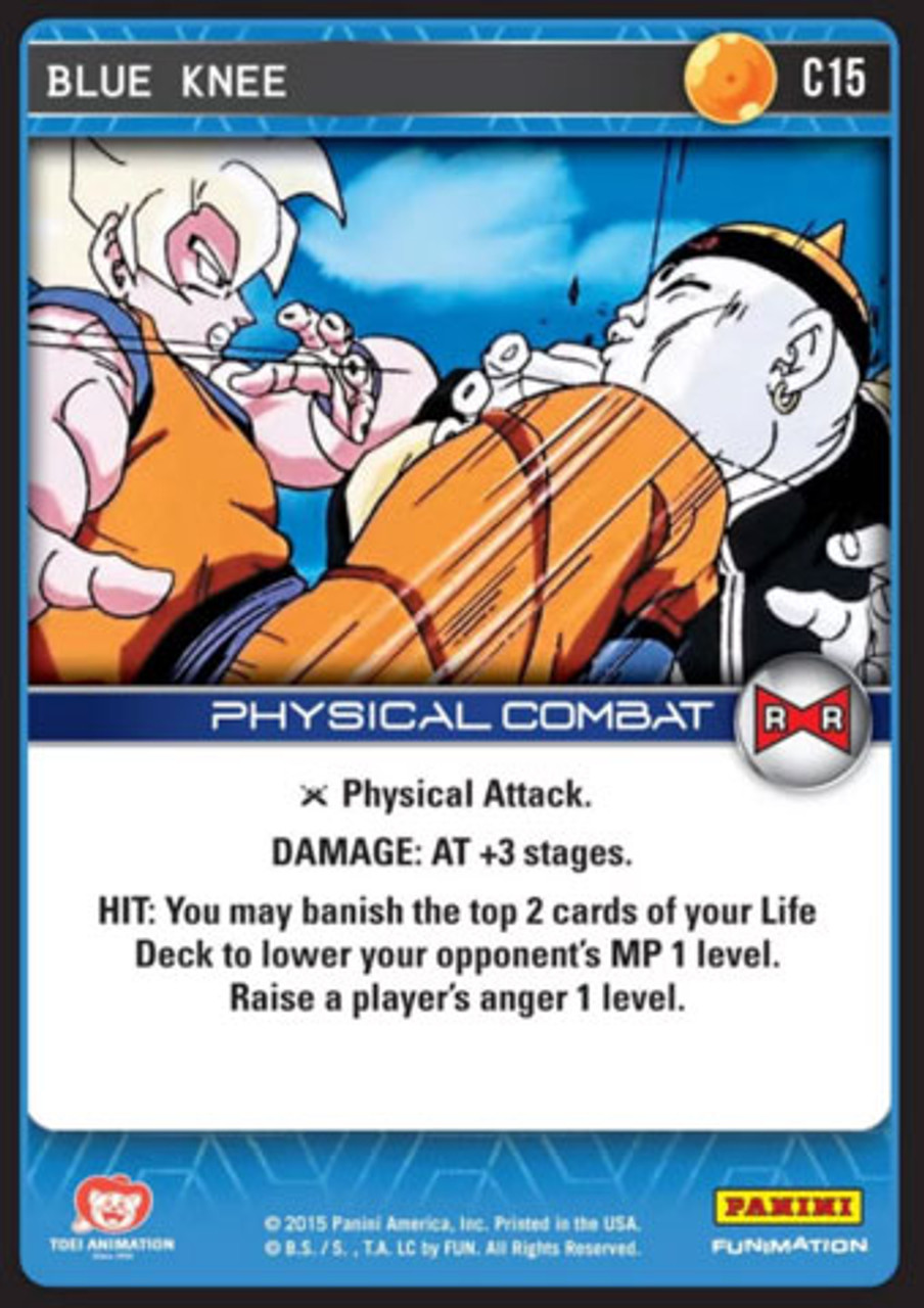 Dragon Ball Z Ccg Evolution Single Card Common Blue Knee C15 Toywiz - ccg shirt roblox