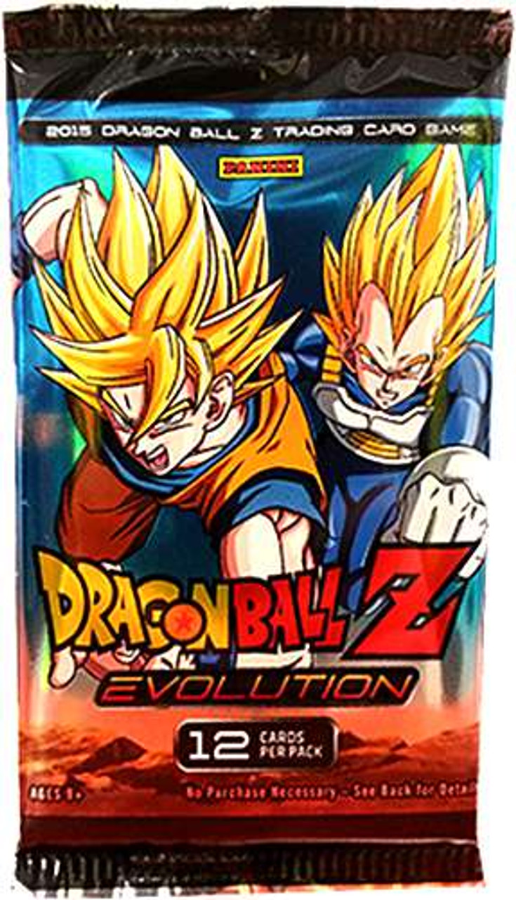 Dragon Ball Z Collectible Card Game Evolution Booster Pack Panini - ToyWiz