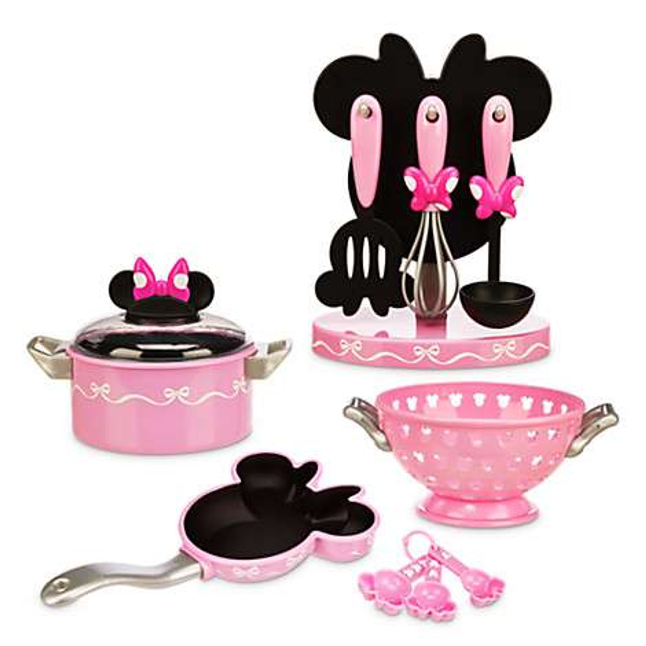 Disney Minnie Mouse Cooking Set Exclusive Playset 2015 Set 3 ToyWiz   Minniecookingset Inset1  80498.1461991466 