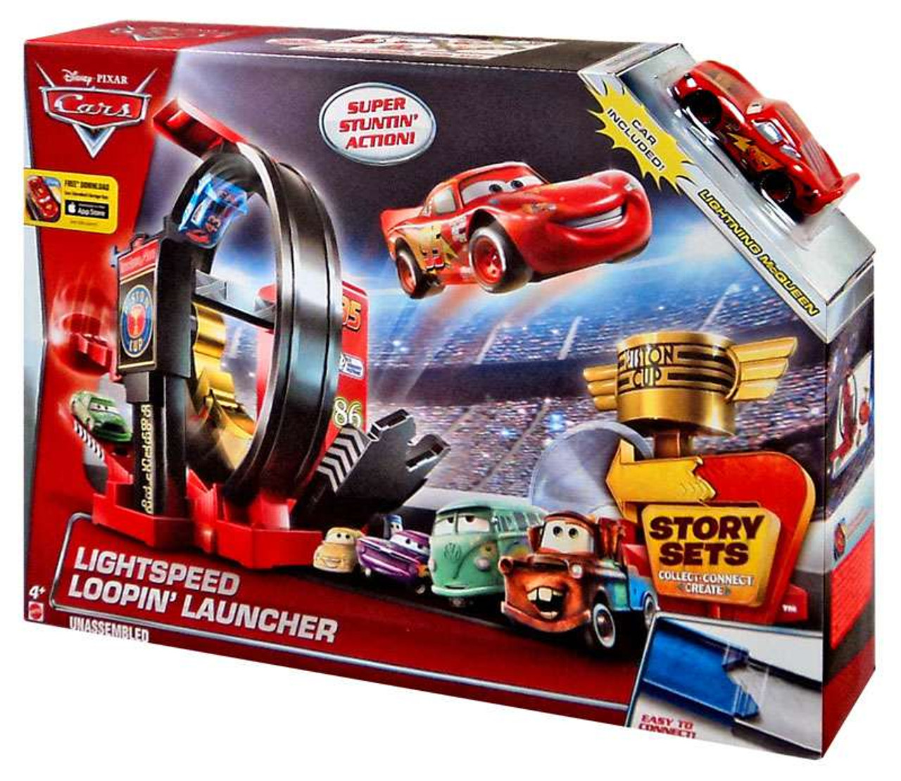 cars lightspeed loopin launcher