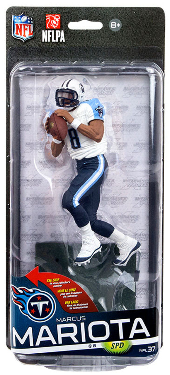 Mcfarlane Toys Nfl Tennessee Titans Sports Picks Series 37 Marcus Mariota Action Figure White Jersey Blue Pants Toywiz - beatles uniform pants roblox