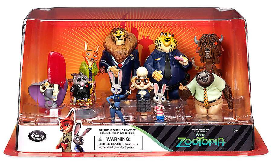 Disney Zootopia Zootopia Exclusive 10-Piece PVC Figure Play Set