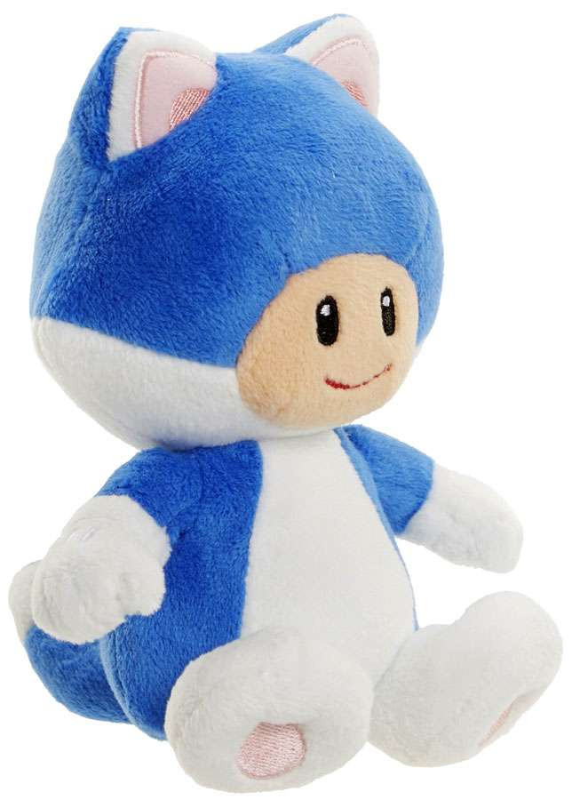 World of Nintendo Super Mario Cat Toad 7 Plush Jakks Pacific - ToyWiz