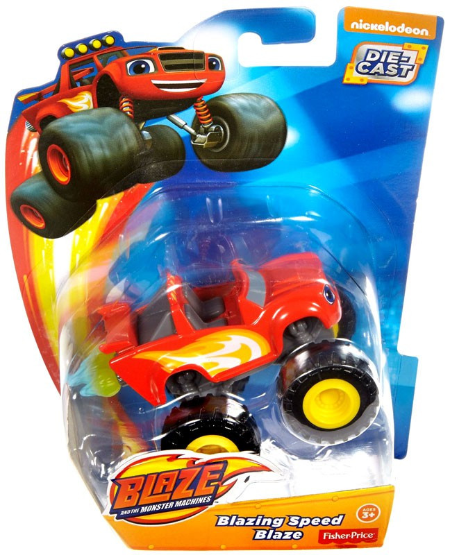 Fisher Price Blaze The Monster Machines Blazing Speed Blaze Diecast Car Toywiz