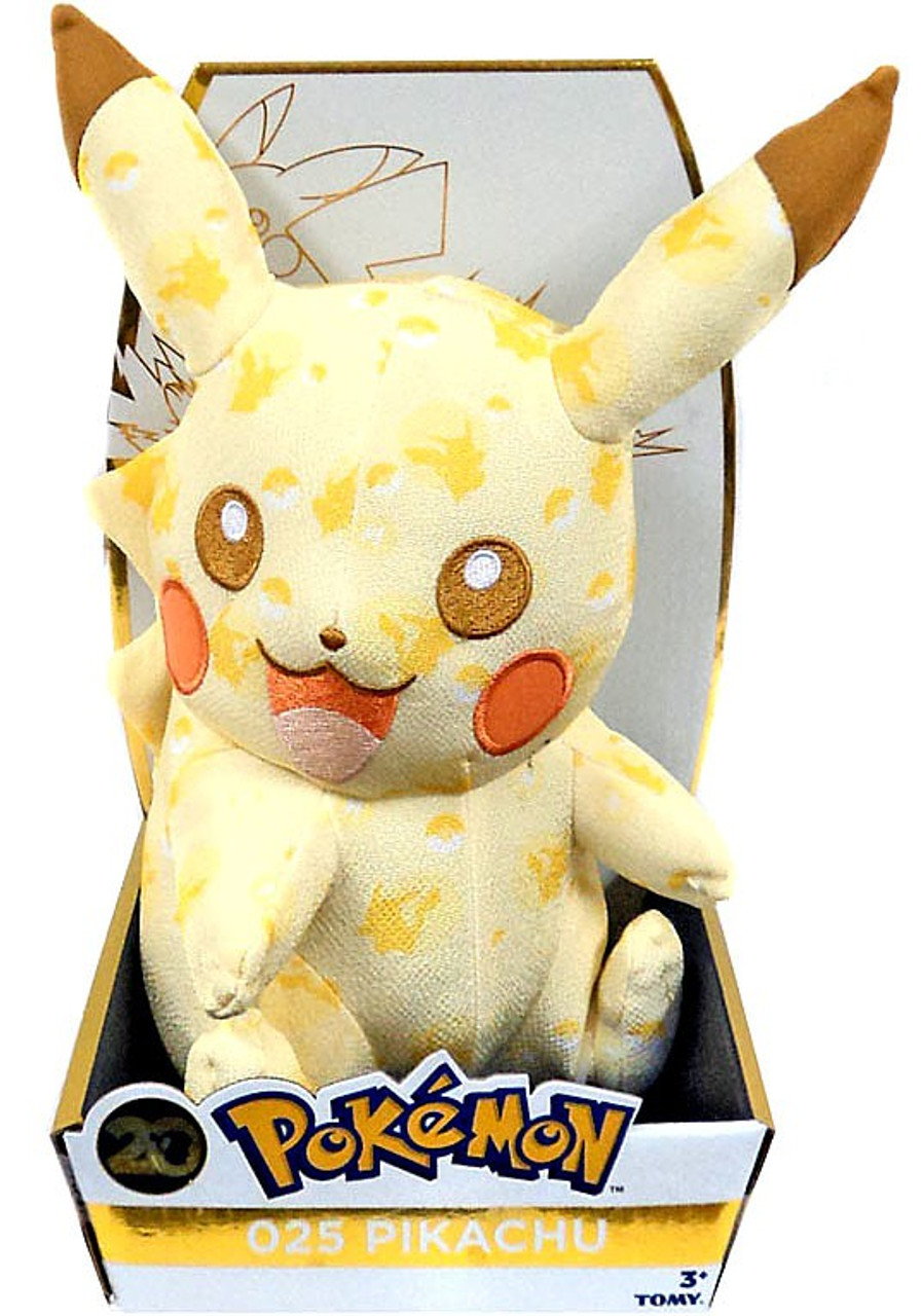 pikachu 20th anniversary plush