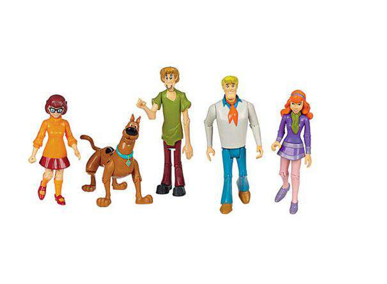 Scooby Doo Mystery Mates Mystery Solving Crew Action Figure 5-Pack ...