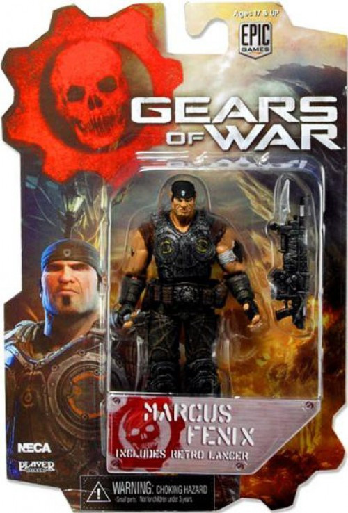NECA Gears of War 3 Series 1 Marcus Fenix 3.75 Action Figure