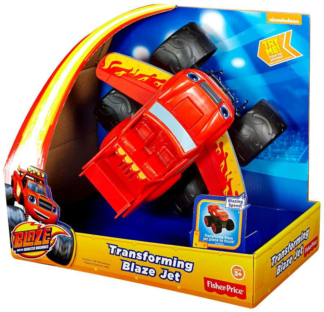 blaze and the monster machines transforming blaze jet