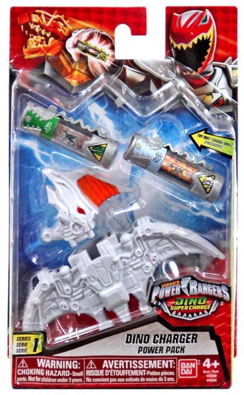 Power Rangers Dino Super Charge Series 1 White Dino Charger Power