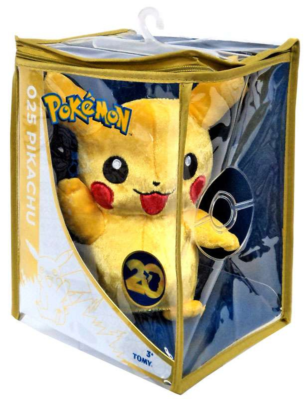 pikachu 20th anniversary plush