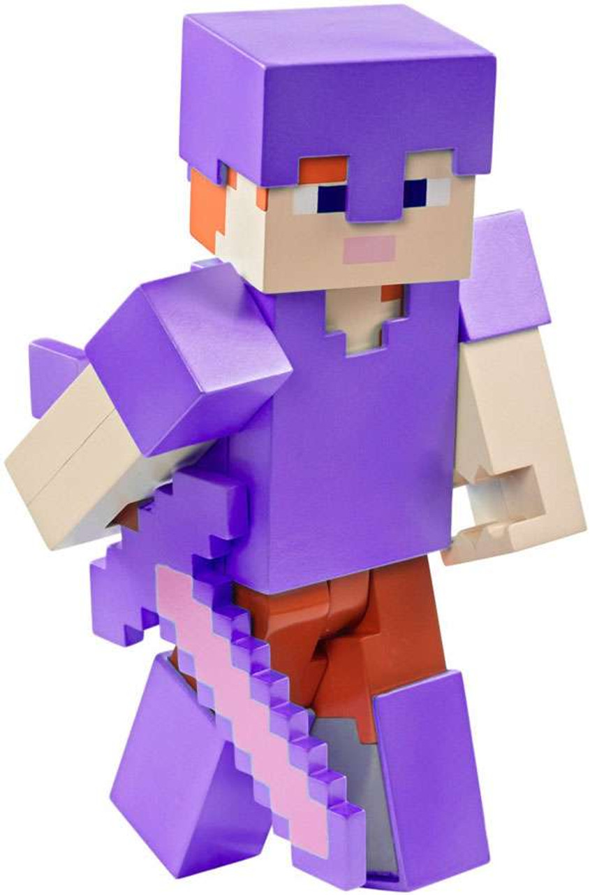 Minecraft Survival Mode Armor Up Alex 5 Action Figure Mattel Toys Toywiz 