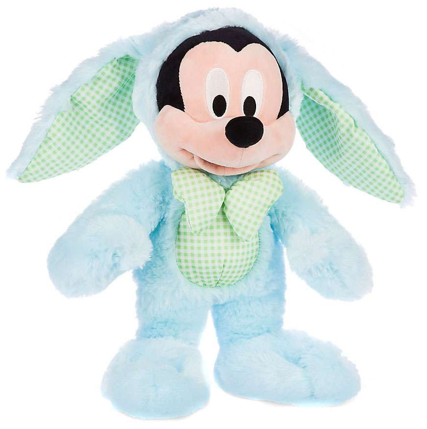 baby blue mickey mouse plush toy