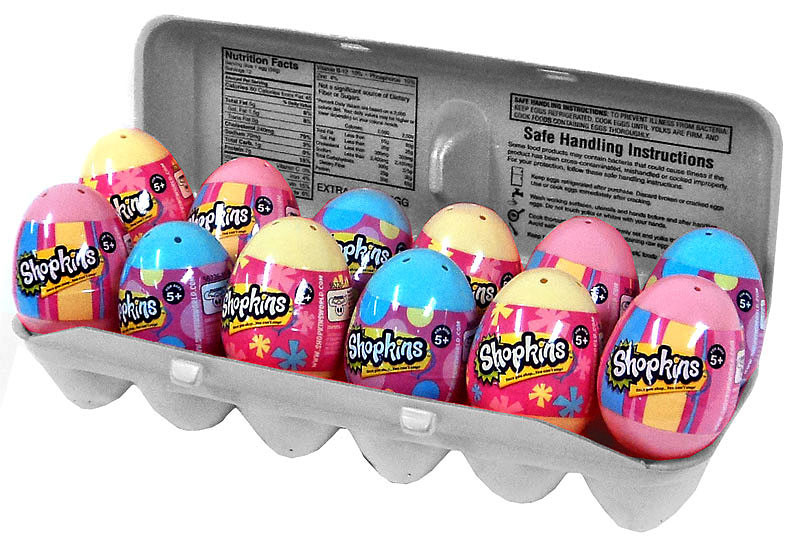 Shopkins Season 4 Easter Egg Gift Set 1 Dozen 12 Mini Figure 2Packs