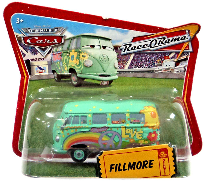 Disney Pixar Cars The World of Cars Race-O-Rama Fillmore 155 Diecast ...
