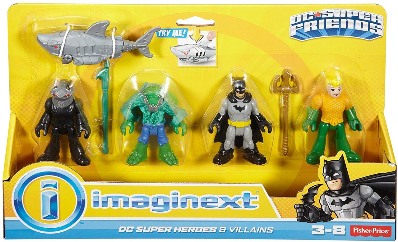 imaginext dc super heroes and villains