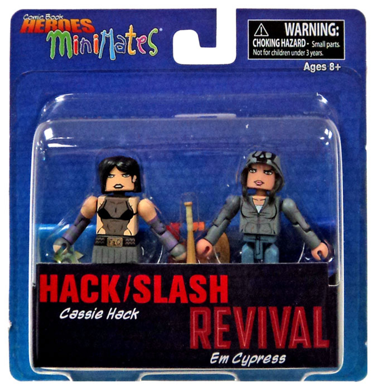 Comic Book Heroes Minimates Revival Hack//Slash Cassie Hack Cypress Action Figure