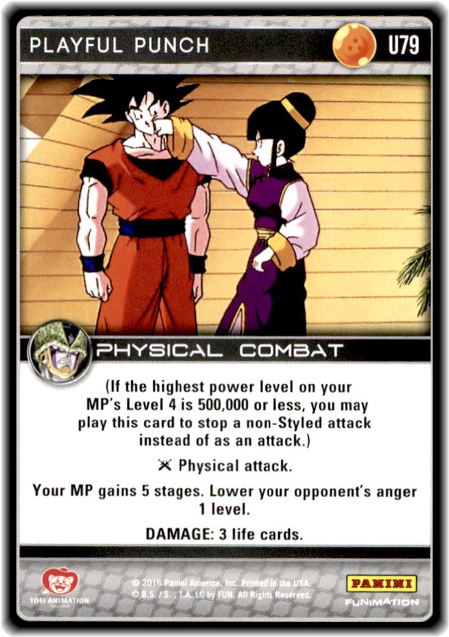 Dragon Ball Z Ccg Perfection Single Card Uncommon Playful Punch