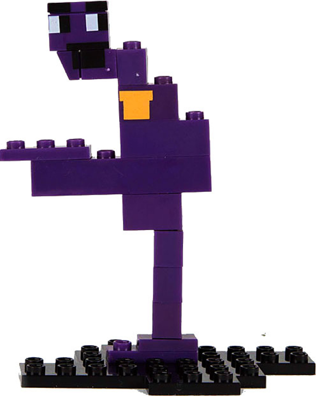 Mcfarlane Toys Five Nights At Freddys 8 Bit Series 1 Purple Guy Buildable Figure 12045 Golden Freddy Piece Toywiz - roblox animatronic world purple guy death