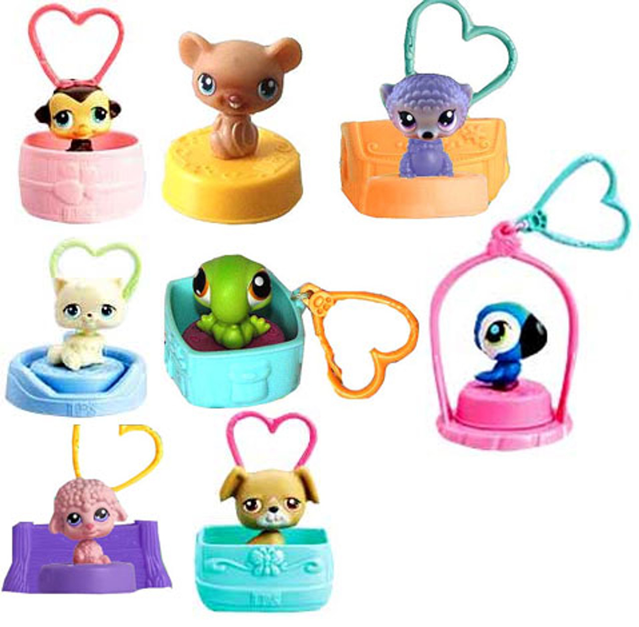 Littlest Pet Shop Mcdonalds Set Of 8 Figures Random Colors Hasbro Toys Toywiz - roblox toys at mcdonalds