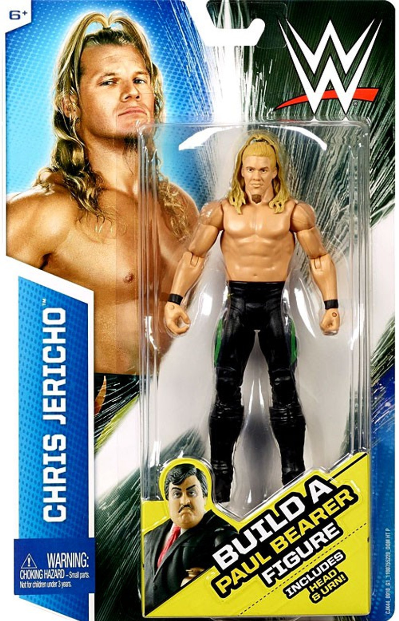 Wwe Wrestling Chris Jericho Action Figure Build Paul Bearer Mattel Toys