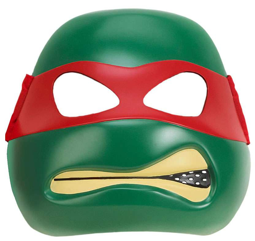 Teenage Mutant Ninja Turtles Nickelodeon Raphael Deluxe Mask Playmates ...