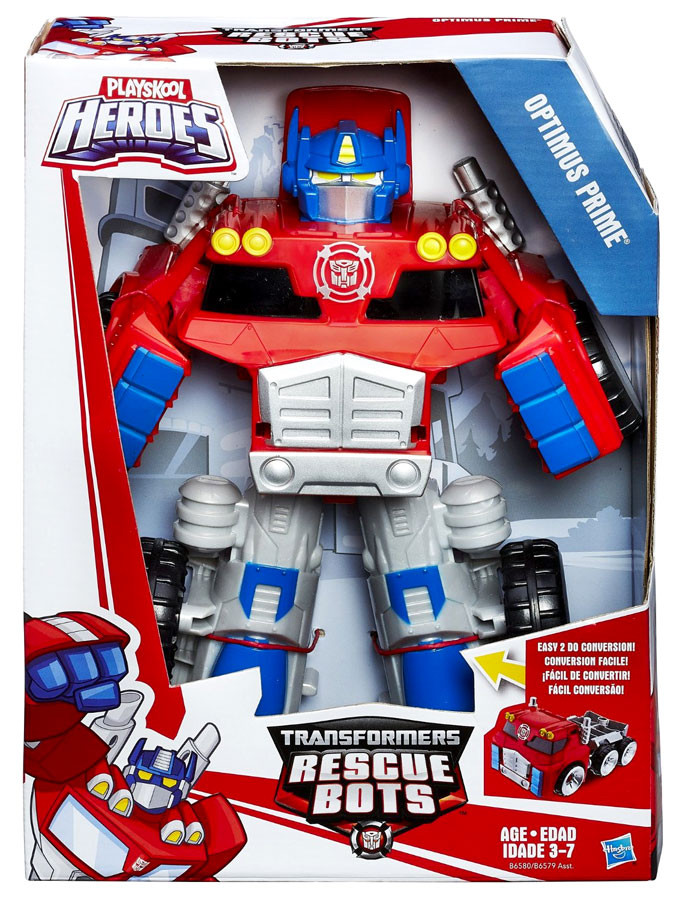 Transformers Playskool Heroes Rescue Bots Optimus Prime Action Figure