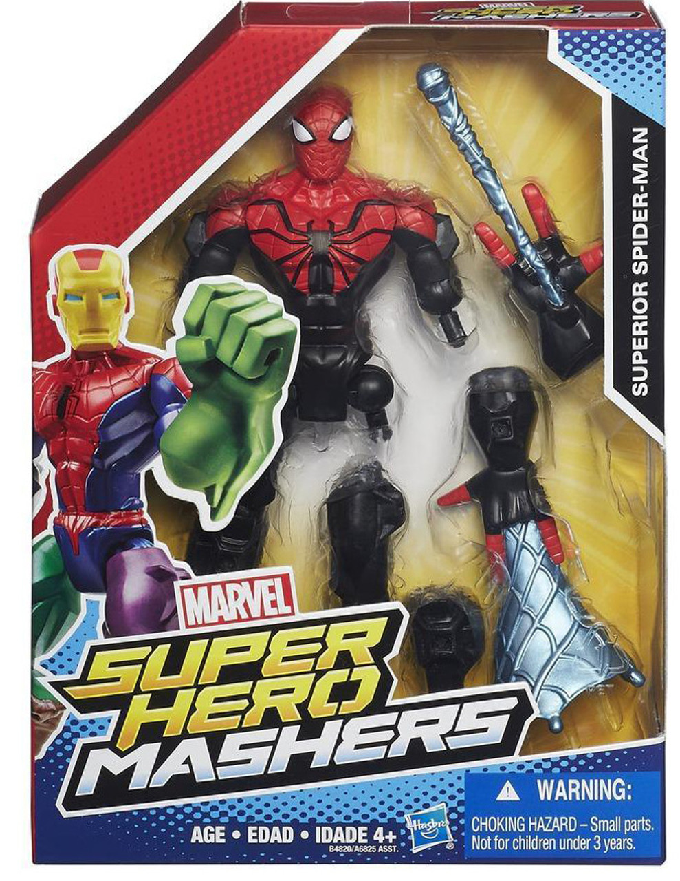 Marvel Super Hero Mashers Superior Spider Man 6 Action Figure Hasbro Toys Toywiz - superhero reveal roblox