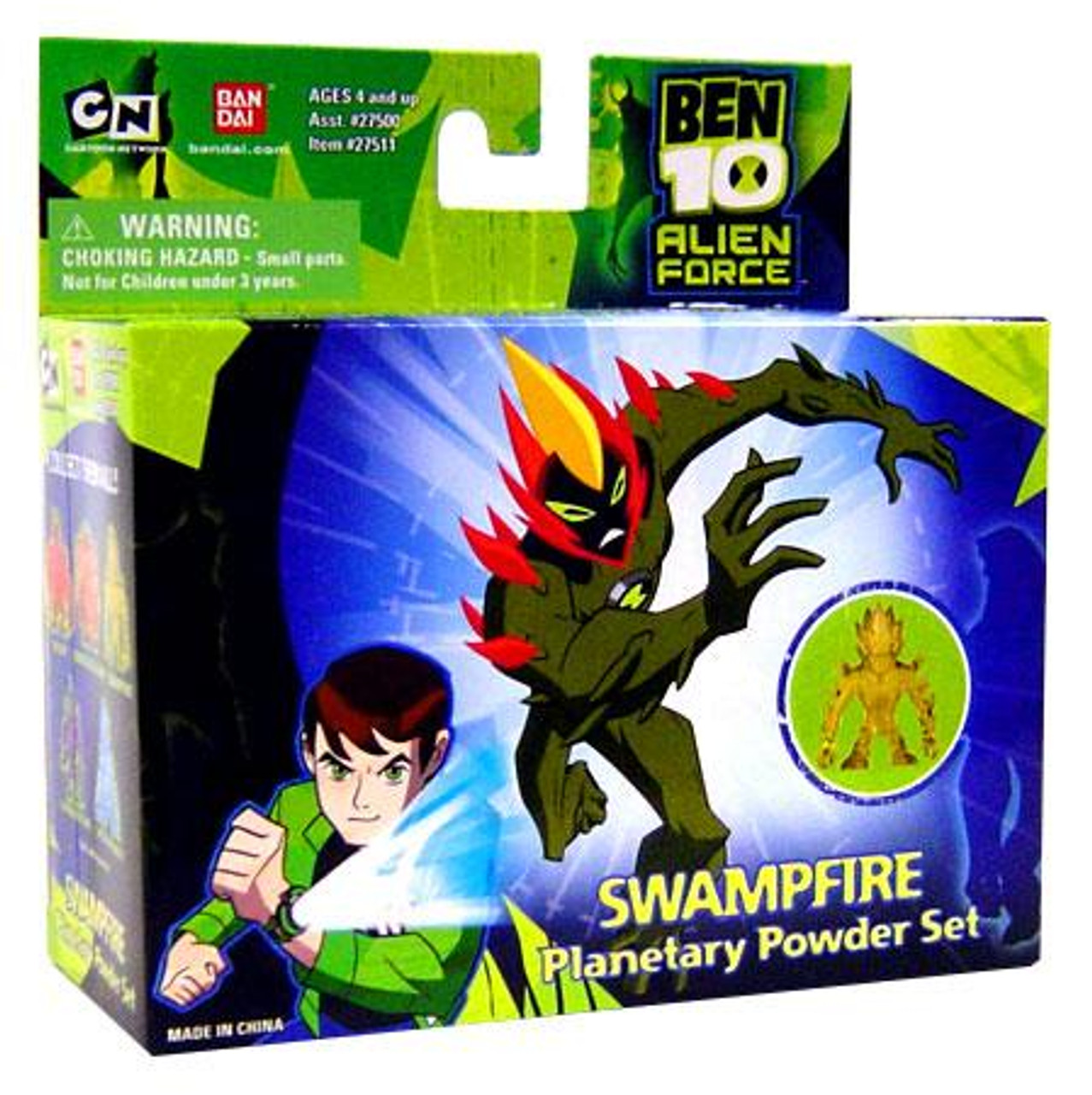 Ben 10 Alien Force Swampfire Planetary Powder Set Bandai America Toywiz - ben 10 alien force rp roblox