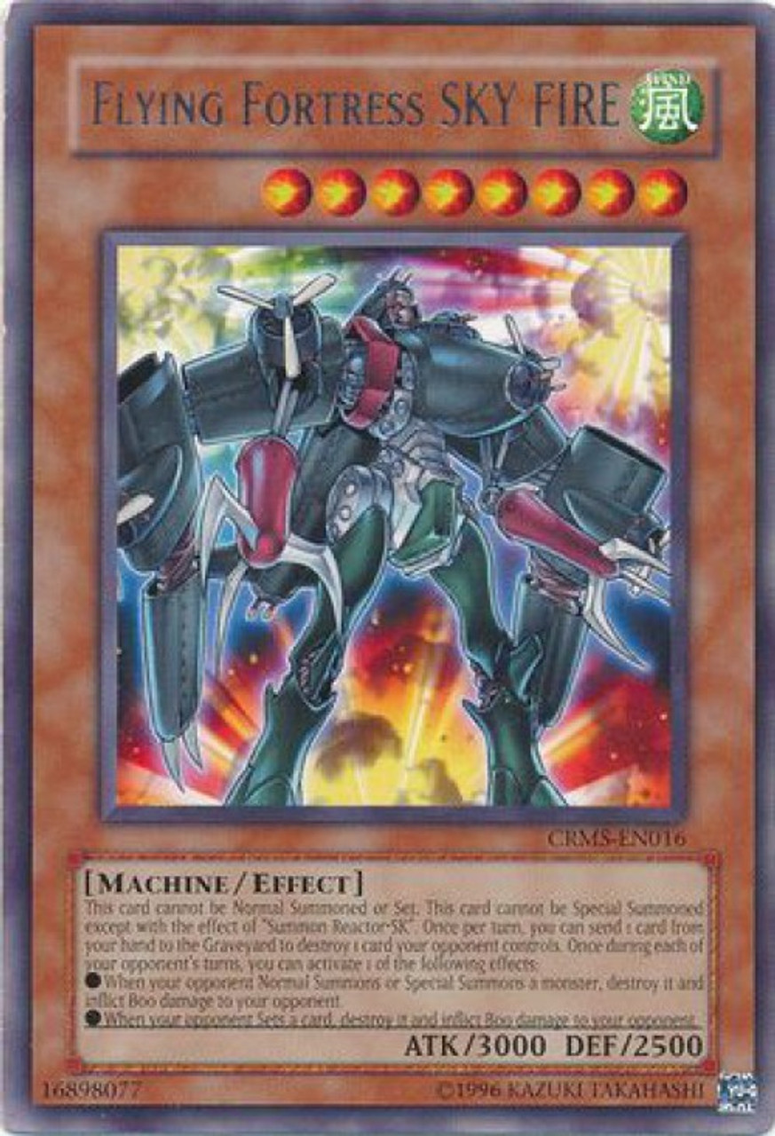 Yugioh Yugioh 5ds Crimson Crisis Single Card Rare Flying Fortress Sky Fire Crms En016 Toywiz - how to fly in horse world roblox with fake wings