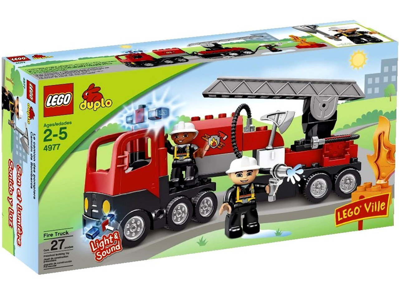 Lego Duplo Lego Ville Fire Truck Set 4977 Toywiz - fire truck q2b siren roblox id code roblox free accounts