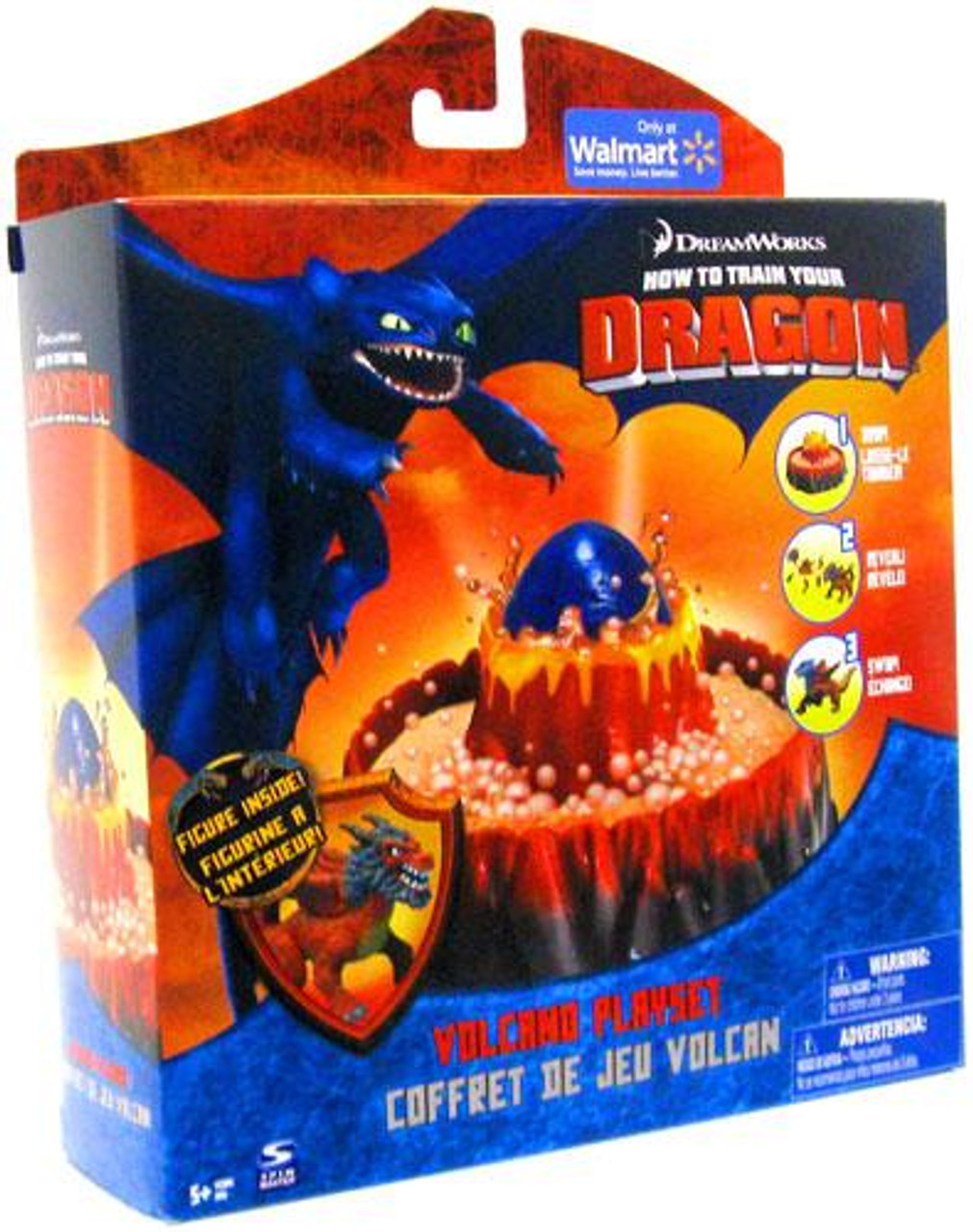 How To Train Your Dragon Volcano Exclusive Playset Spin Master Toywiz - roblox dragon adventures volcano dragons