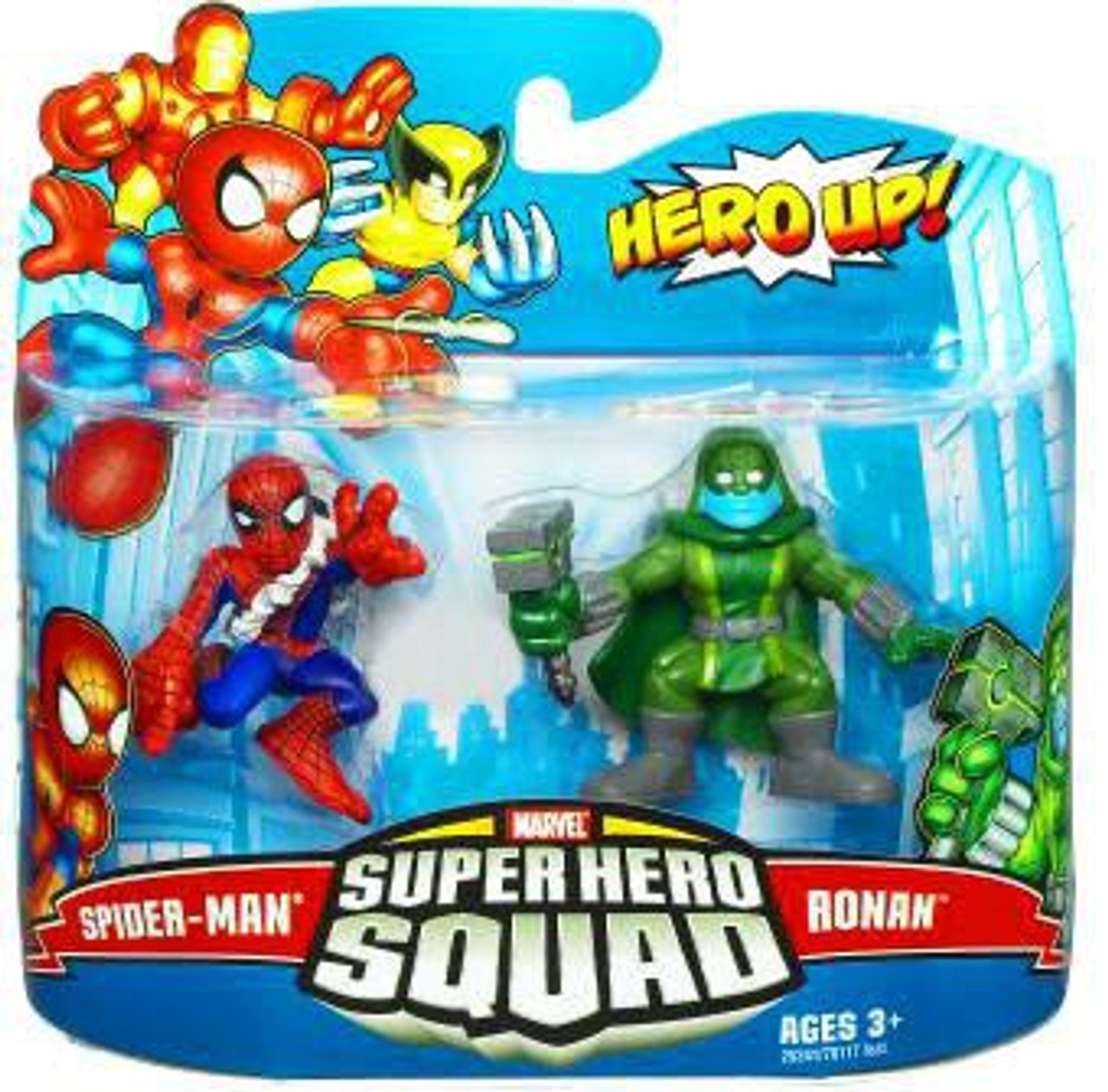 Marvel Super Hero Squad Series 19 Spider-Man Ronan 3 Mini Figure 2 