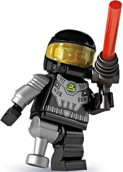 cyborg minifigure