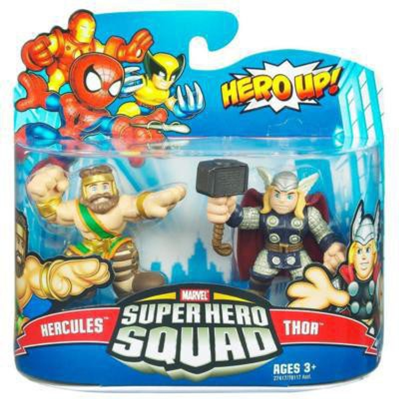 Marvel Super Hero Squad Series 20 Hercules Thor 3 Mini Figure 2Pack