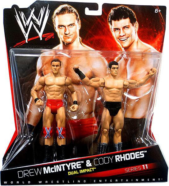 Wwe Wrestling Battle Pack Series 11 Drew Mcintyre Amp Cody Rhodes Action Figure 2 Pack