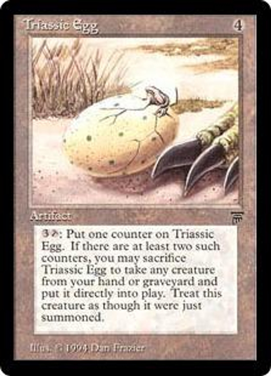 Magic The Gathering Legends Single Card Rare Triassic Egg Toywiz - equinox egg roblox