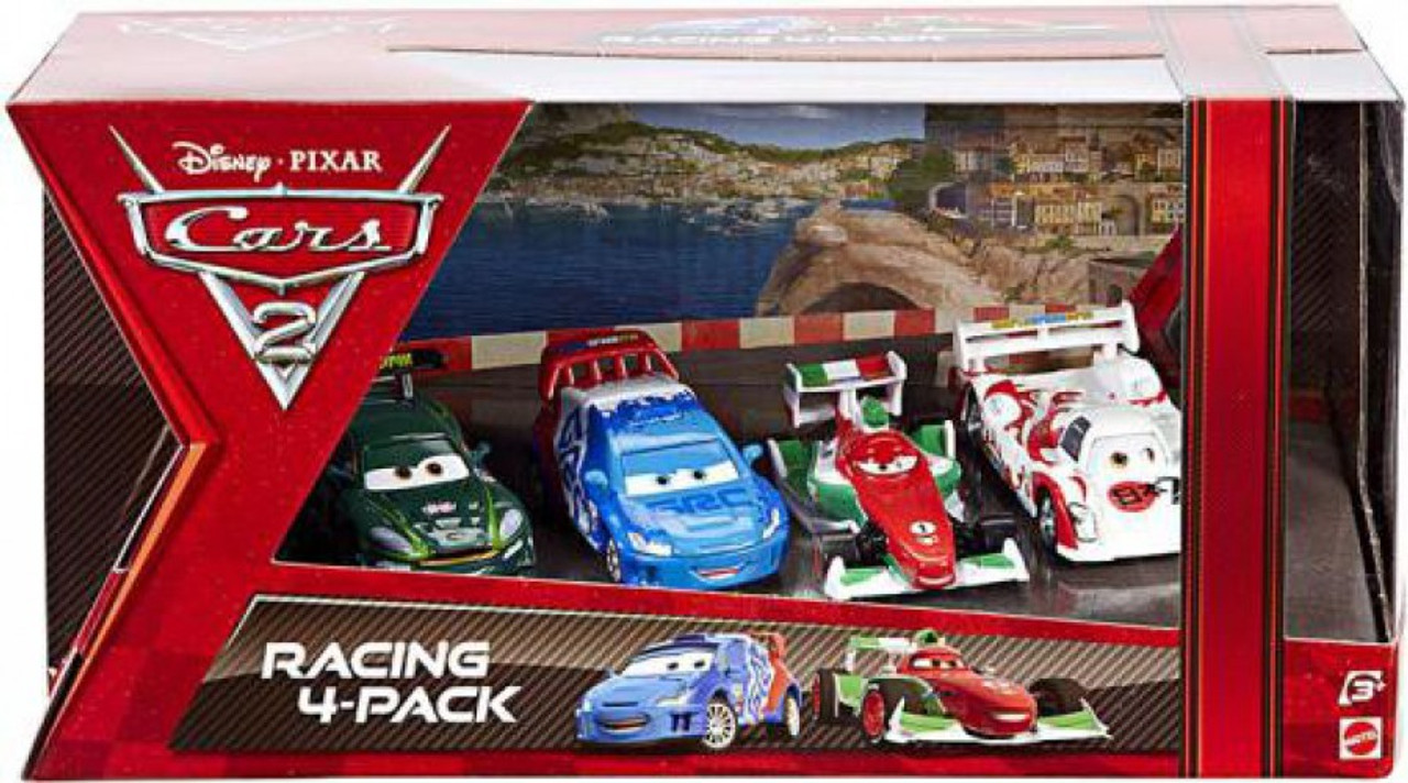 Disney Pixar Cars Cars 2 Racing 4 Pack Gearsley Caroule Bernoulli Todoroki Exclusive 155 Diecast Car Set Mattel Toys Toywiz Disney Pixar Cars Cars 2 Racing 4 Pack Gearsley Caroule Bernoulli Todoroki Exclusive 155 Diecast Car Set Mattel Toys Toywiz