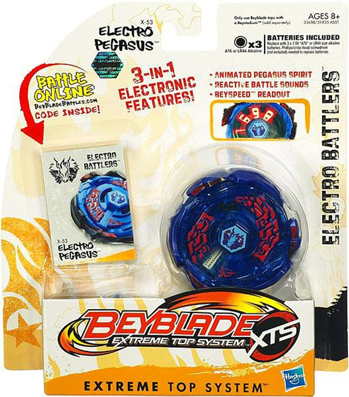 Beyblade Xts Electro Battlers Electro Pegasus X 53 Toywiz - how to put roblox beyblade color