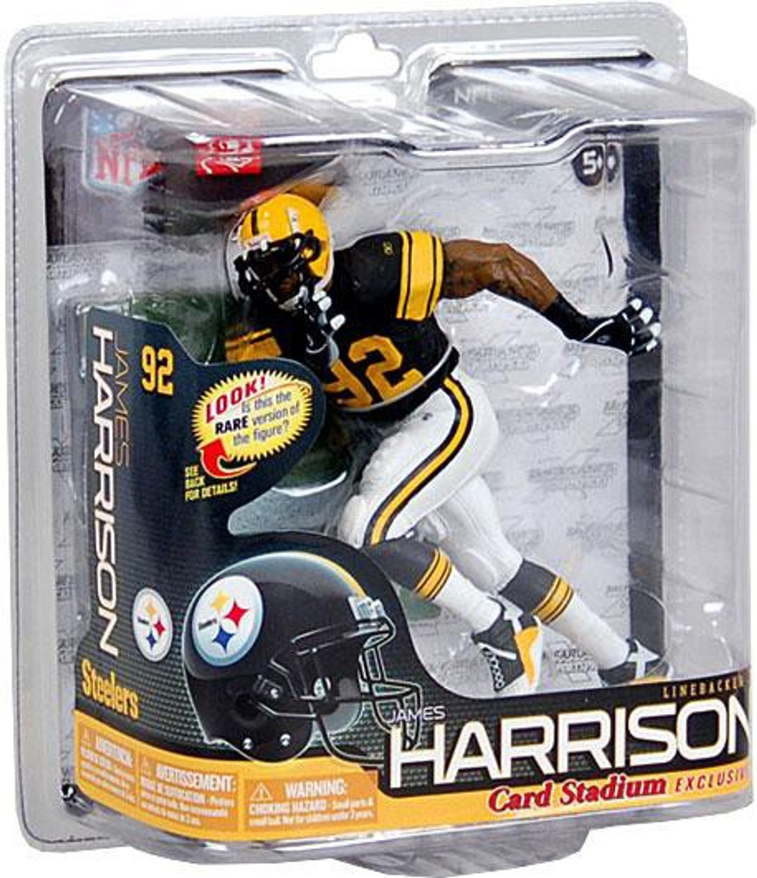 【超希少】Mcfarlane NFL James Harrison McFarlane Toys NFL Pittsburgh Steelers Sports Picks Football