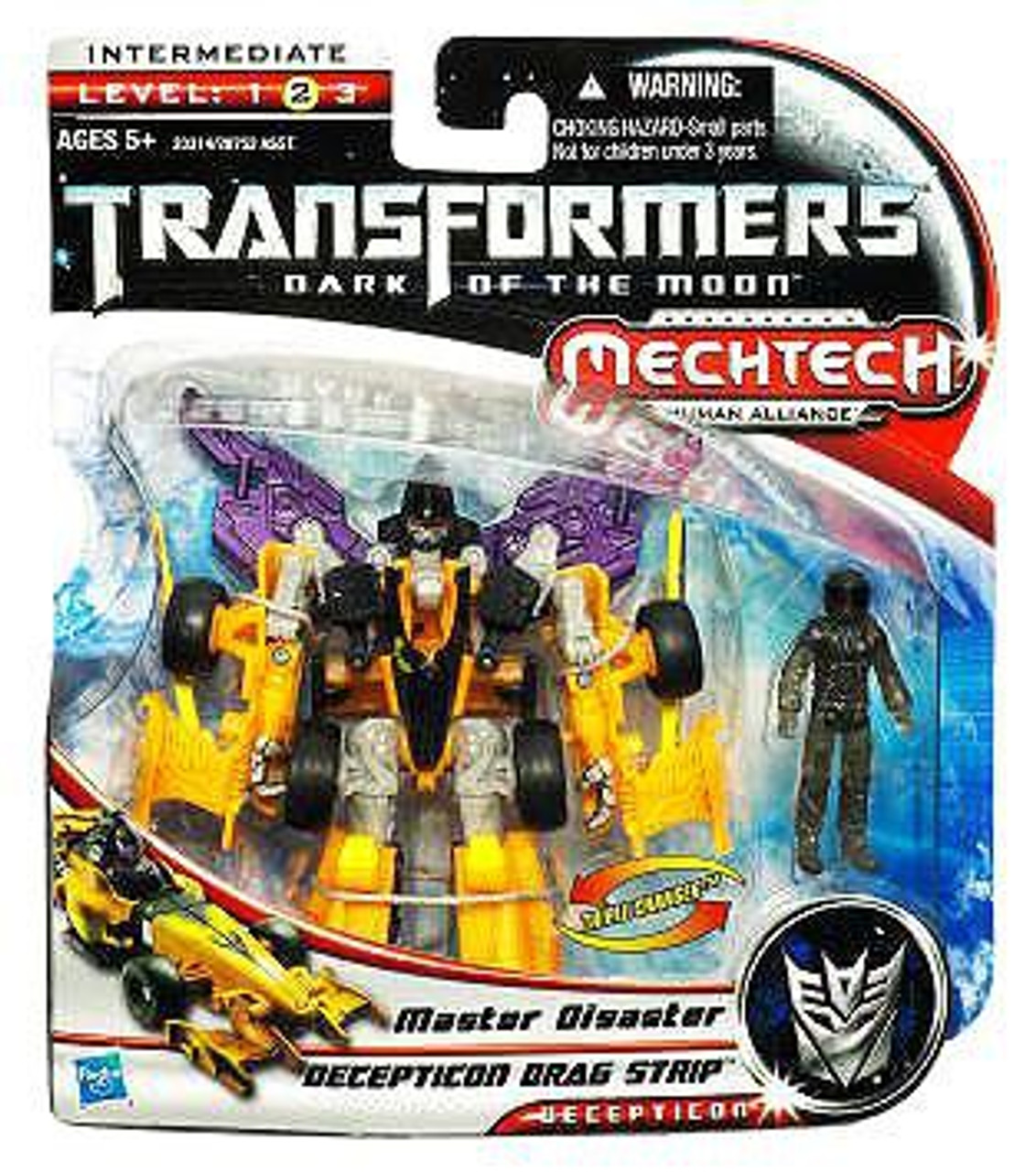 Transformers Dark of the Moon Mechtech Decepticon Dragstrip with Master