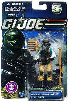 【値下げ】GIJOE G.Iジョー 30周年記念限定　アクションチームフィギュア GI Joe 30th Anniversary Steel Brigade 3.75 Action Figure Hasbro