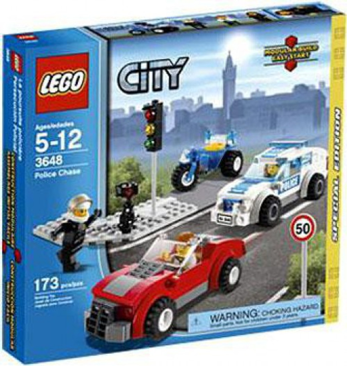 lego police car chase