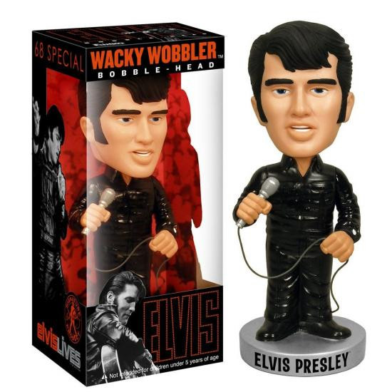 Funko Elvis Presley Wacky Wobbler 68 Special Elvis Bobble Head