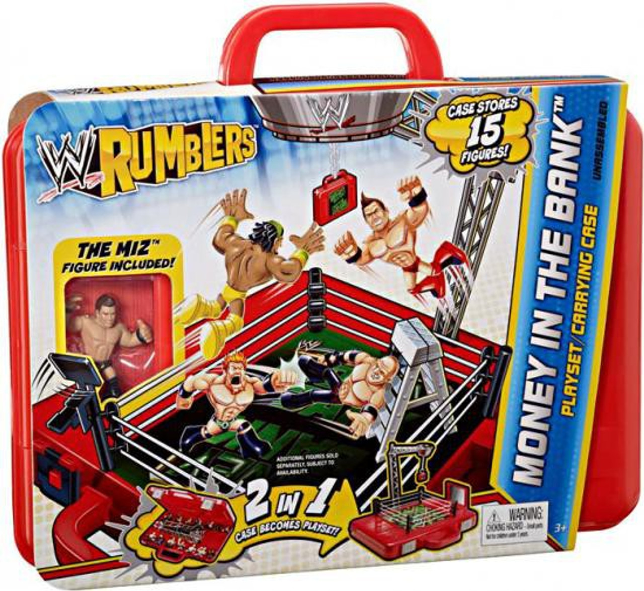 Wwe Wrestling Rumblers Series 2 Money In The Bank Carrying Case Mini Figure Playset Mattel Toys Toywiz Wwe Wrestling Rumblers Series 2 Money In The Bank Carrying Case Mini Figure Playset Mattel Toys Toywiz