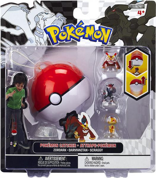 Pokemon Black Amp White Series 3 Catcher Zoroark Darmanitan Amp Scraggy Figure 3 Pack