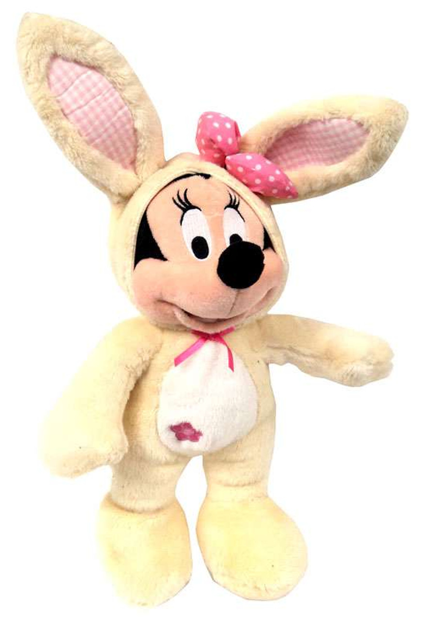 Disney 2012 Easter Minnie Mouse Exclusive 14 Plush Vanilla Bunny Costume Toywiz - black bunny outfit roblox